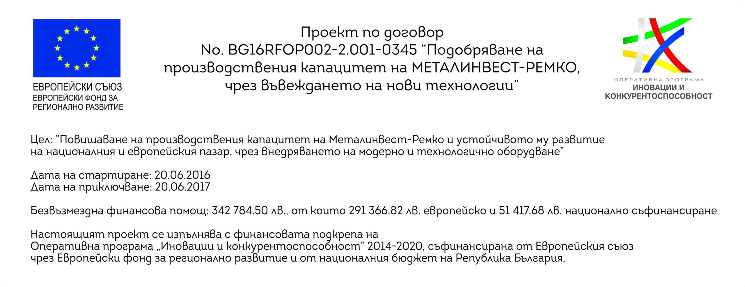 مشروع الاتحاد الأوروبي BG16RFOP002-2.001-0345