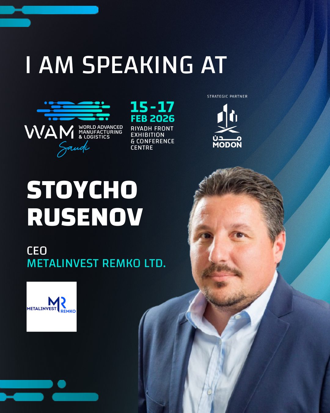 Metalinvest Remko at WAM Saudi 2026 in Riyadh — 3